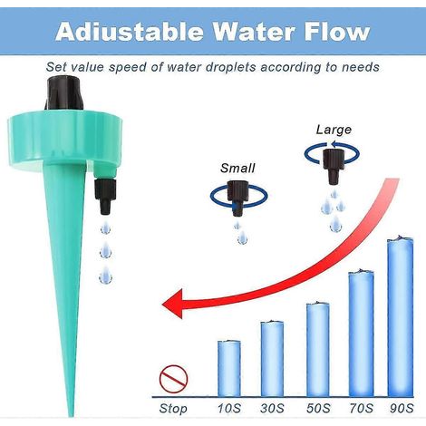 Systèmes d'irrigation goutte à goutte, arroseurs automatiques pour plantes, systèmes d'irrigation réglables, dispositifs d'irrigation avec vannes à longue durée de vie pour une utilisation intérieure (1/3)
