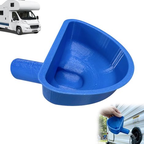 Bec de remplissage d'eau pour camping-car avec protection anti-débordement, grand entonnoir d'eau pour réservoir d'eau, entonnoir de remplissage anti-fuite pour réservoirs d'eau, accessoires de (1/5)