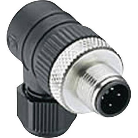 Connecteur non confectionné pour capteurs/actionneurs Lumberg Automation RSCW 4/9 108654 M12 mâle, coudé Nombre de pôle (1/2)