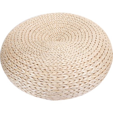 Pouf rond tissé à la main, coussin de siège tatami, tapis de yoga, coussins de sol pour la cérémonie du thé, décoration (1/5)