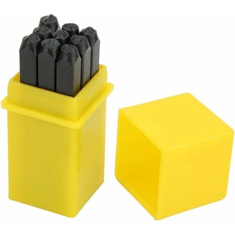 Jeu de 3mm Poinçons à Frapper Tampon en Acier au Carbone pour Metal, Cuir, Bois, BijouxT-Audace (1/5)