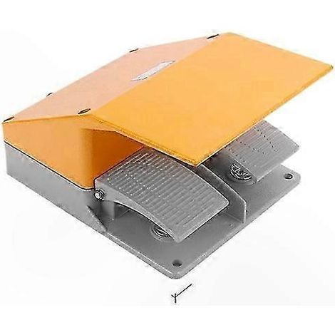 Zweistufiges, zweifach gekoppeltes Pedal mit Aluminiumgehäuse für YDT1 18 15 16, robuster und zuverlässiger Fußschalter für präzise Steuerung. (1/4)