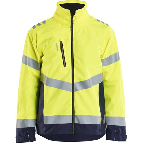 Veste de travail hardshell haute-visibilité 4760 Jaune fluo/Marine XS