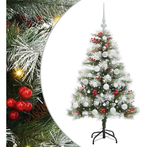 Künstlicher Weihnachtsbaum Grün und Weiß 120 cm vidaXL (1/5)
