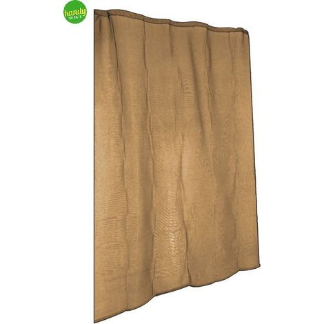 Zanzariera a Tenda per Porta Veranda Finestra Anti Mosche - Colore: Marrone (1/2)