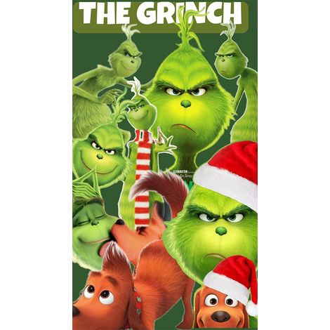 Rideau/drapeau de porte de Noël 2026, fond photo intérieur/extérieur avec motif monstre vert - 90 x 180 cm - LMGBJB-7