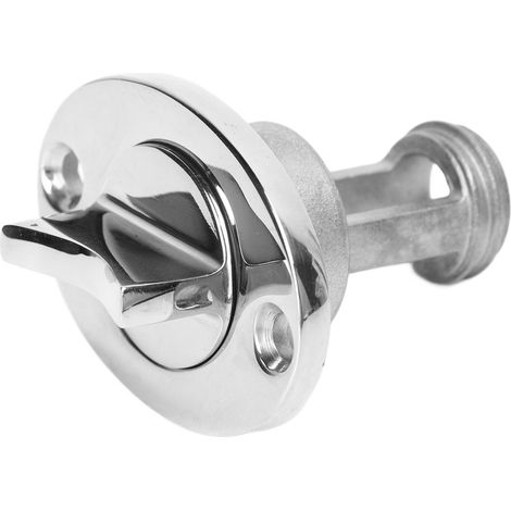 Bouchon de vidange marin 1 pouce inox, valve de drainage bateau à vis avec joint torique, pièce de rechange pour coque (1/5)