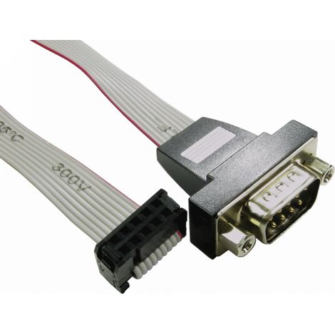 Câble réseau, CAD mâle 10 contacts vers Mâle 9 contacts, longueur 300mm, 9, 10 voies ( Prix pour 1 )