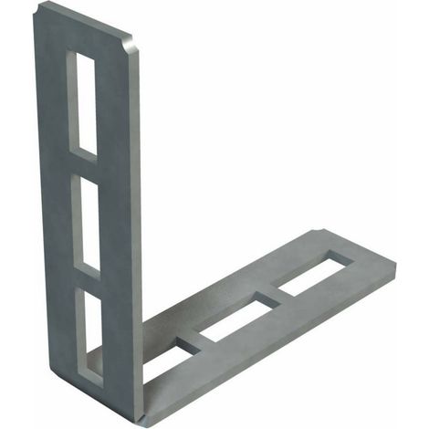 OBO Bettermann Equerre de montage 90° 102x102x30 Acier galvanisé à chaud, 6350151 (1/2)