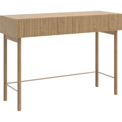 Selsey Nolie - Schminktisch mit 2 Schubladen, Eichenholzoptik, 110 cm (1/5)