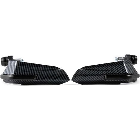 Protège Main Moto 22 mm Protège-Mains de Guidon de Moto Cross(Noir) (1/5)