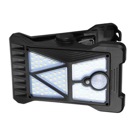 Lampe LED à pince de 17,8 x 10,5 cm (7,01 x 4,13 pouces) pour jardin, cour et terrasse. Éclairage avec 3 modes d'éclairage, idéal pour les allées, les chambres, le salon et les espaces de rangement. F (1/5)