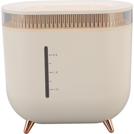 Humidificateur d'une capacité de 2 L avec chargement USB, humidificateur à double pulvérisation délicate avec lumières colorées (1/5)
