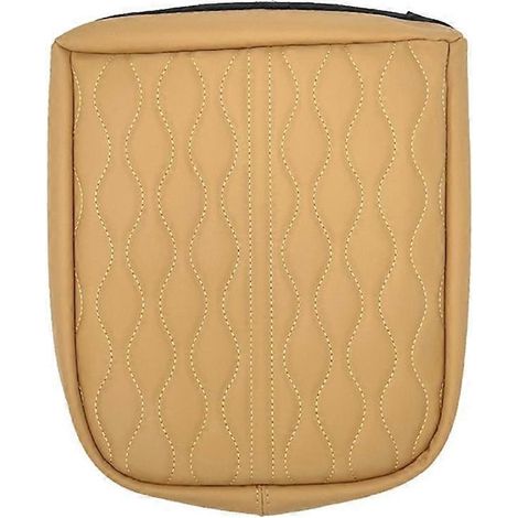 Housse de coussin de console centrale et d'accoudoir couleur camel pour voiture Carnival (1/4)