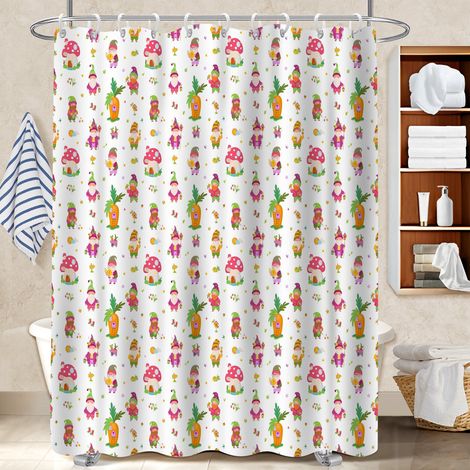 Rideau de bain 180x180 Épais bâche polyester douche pour les fêtes de fin d’année (1/5)