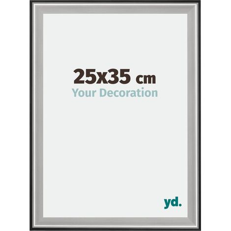 Cadre Puzzle 25x35 cm - Noir Argent Poli - Bois - Birmingham. (1/5)