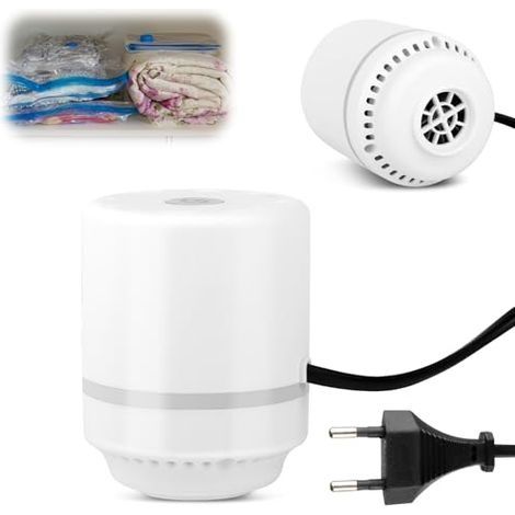 Aspirateur pour Sac Sous Vide, Pompe à air Électrique pour Sacs de 30 W Stockage sous Vide Pompe à Air Électrique à Sac Sous Vide, Pompe Sous Vide de Voyage (1/5)