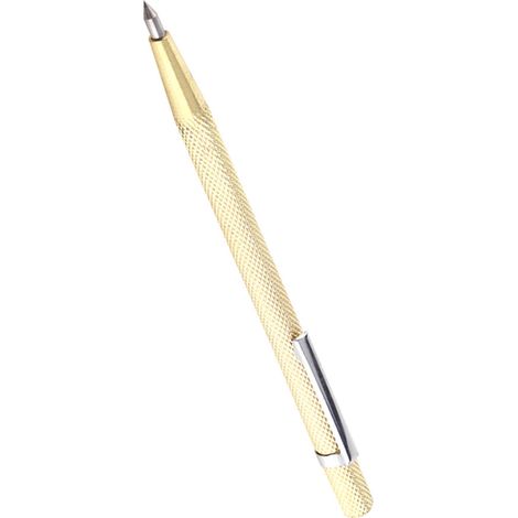 Tragbarer Gravierstift aus Glas und Keramik (Gold) (1/5)