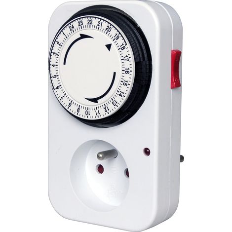 1 Programmateur Mécanique, Journalier 15mn, 3500W, 220V, Intérieur