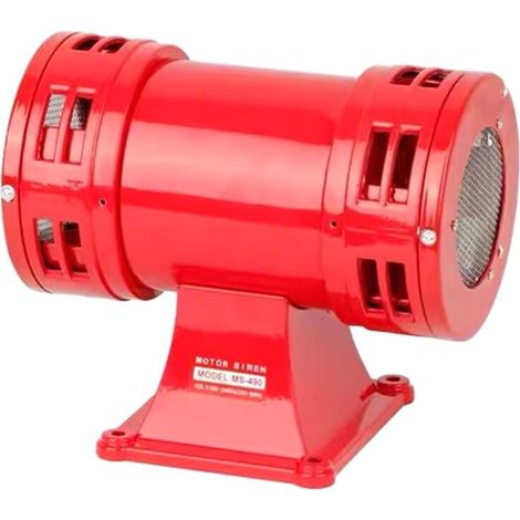 Sirene motorizzate MS-490 per fabbriche, scuole, 220V, clacson ad alto volume, sirene motorizzate per l'industria mineraria, allarmi per imbarcazioni