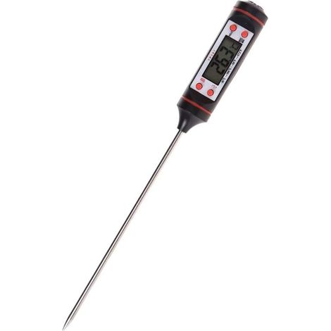 Thermometre A Coeur - Thermometre Digital Pour Viande - Sans Fil - Plage De Mesure Jusqu A 300 °C - Pour Barbecue Cuisine Et Four - 1 Unite (1/5)