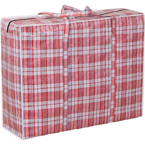 Sac de rangement en tissu peau de serpent, dimensions 50 x 50 x 12 cm, couleur aléatoire. (1/4)