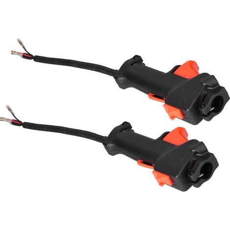 Ensemble de câble et support de gâchette d'accélérateur (2 pièces) compatible avec les débroussailleuses Stihl FS75, FS80 et FS85 (1/5)