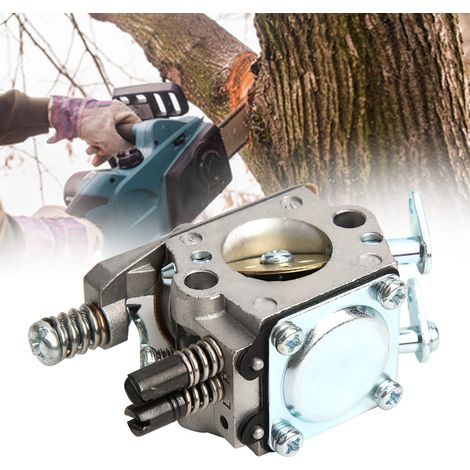 Carburateur pour tronçonneuse 52CC 45CC 58CC, compatible 5200 4500 5800, en aluminium moulé anodisé (1/5)