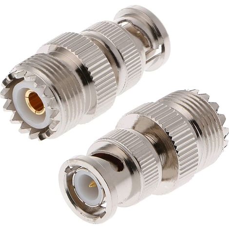 Mâle à UHF Femelle SO-239 SO239 Adaptateur Connecteur RF Coaxial Coaxial Adaptateur pour Antenne Câble Coaxial Radio Scanner (1/5)