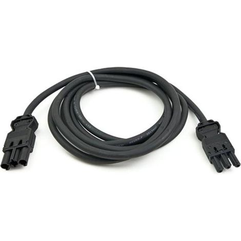 Wieland Kabel männlich-weiblich 3m Schwarz