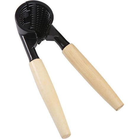 Casse Noix Noisette Ouvre Bouteille , Manche Bois , Confortable , Casser Noix et Ouvrir Bouteilles Facilement (1/4)