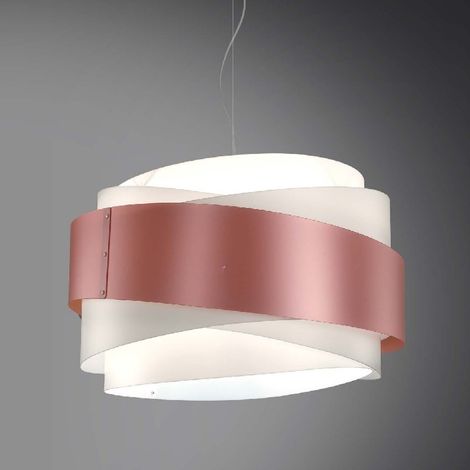 BEA Pendelleuchte drei Lichter Kupfer Durchmesser 60x h38 cm