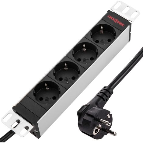 RackMatic - Multiprise 4 prises pour rack 10'' RackMatic (1/5)