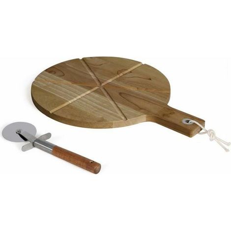 Livoo Pizza-Set Akazienholz 30 x 45 cm (1/3)
