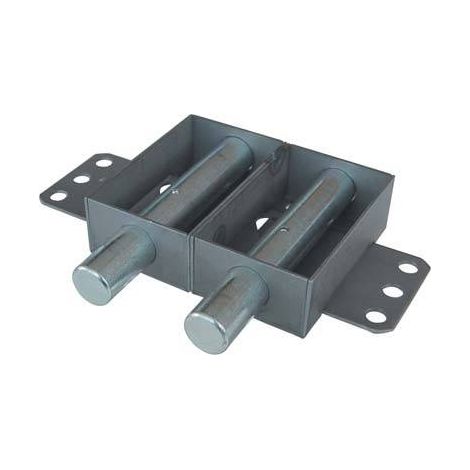 Deviatore 2 pistoni 201 cipierre zincato dx mm 120x 90 Cipierre
