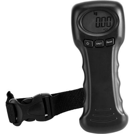OCS-8 Tragbare elektronische Reisewaage 44 kg/97 lb mit LCD-Digitalanzeige (1/5)