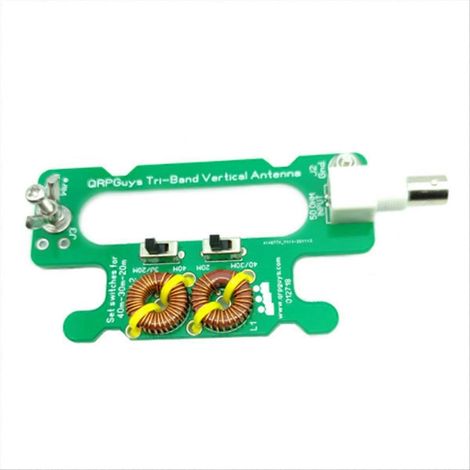 Tragbare Tri-Band-Vertikalantenne 10W 40-30-20m (Selbstmontage erforderlich / vormontiert) (1/5)