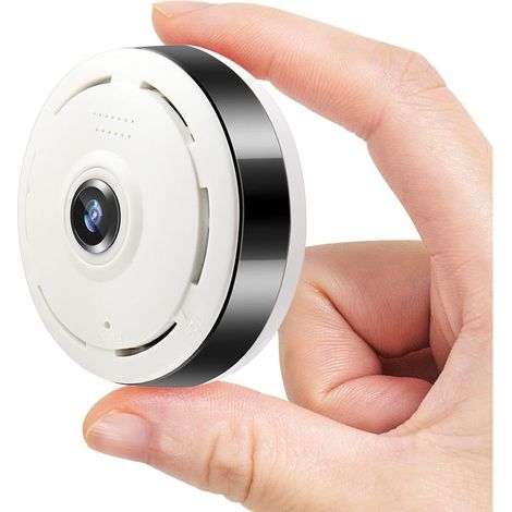 Schützen Sie Ihr Zuhause mit dieser 2,4-GHz-WLAN-Panorama-Überwachungskamera und einer 32-GB-Speicherkarte. (1/5)