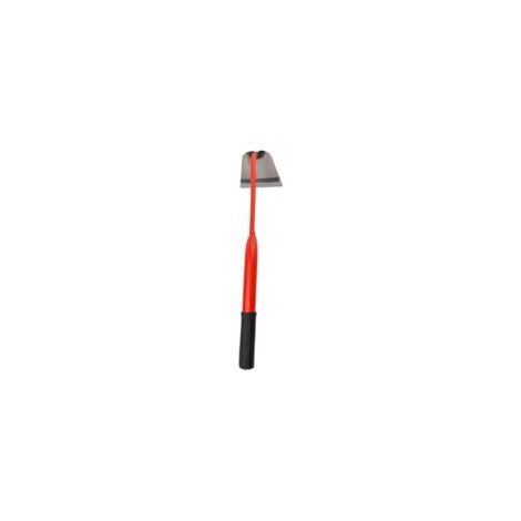 Houe de jardin en acier forgé Manche ergonomique en TPR 40 cm pour désherbage et ameublissement du sol Conception creuse pour efficacité
