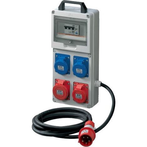 Quadro Cablato Asc 4 Prese Ip65 2X2P+T ( Elettrocanali Cod. Ec6902310E )