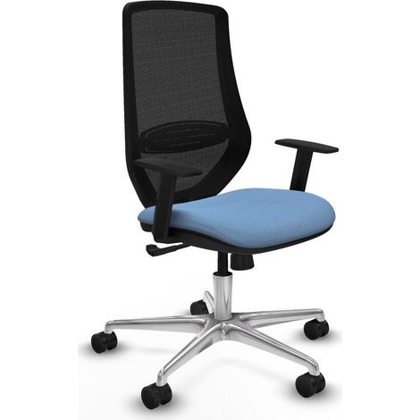 Piqueras y Crespo Mardos Silla de oficina azul cielo (1/2)