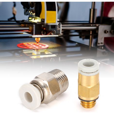Pièces d'imprimante 3D en métal pour CR-10, raccord pneumatique Hotend V6 Creality (1/5)