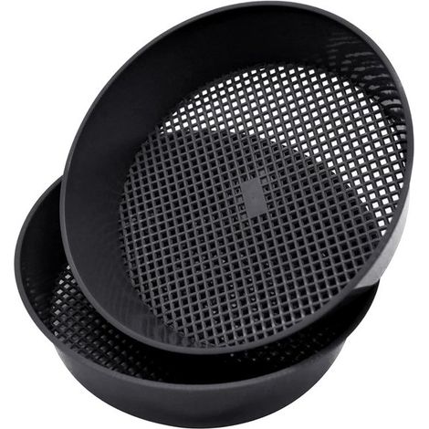 Setaccio da giardino, set di 2 setacci per terreno, setaccio per sabbia, setaccio per terreno in plastica, setaccio a rete in plastica, setaccio da giardino per piantine, rete da giardino per terricci (1/5)