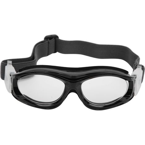 Lunettes de protection anti-choc pour enfants, basketball football, noires, incassables, sécurité sport extérieur. (1/5)
