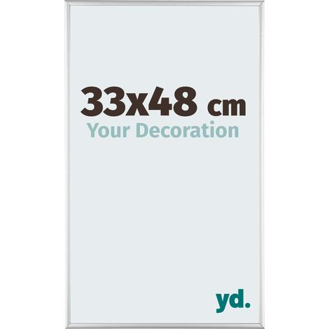 yd. - Cadre photo 33x48 - Argent Brillant - Aluminium - Kent