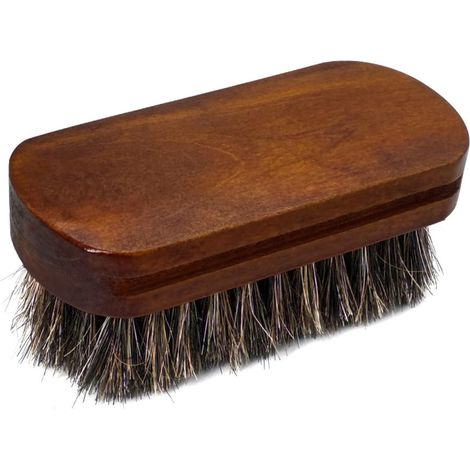Horsehair Brush M02 Shoe Brush Cleaning Nail Polish