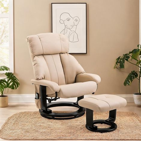 Fauteuil de massage en bonded cuir 76 x 80 x 102 cm (1/5)