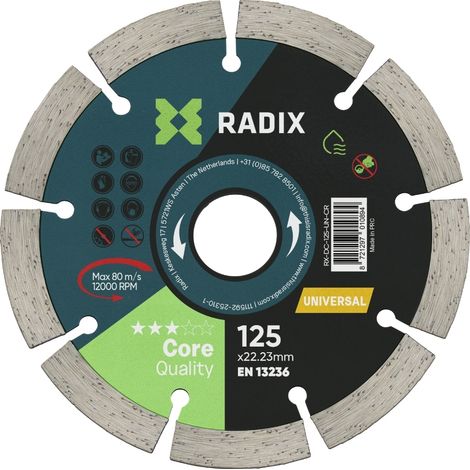 Radix - Universele diamantschijf - 125 mm - Core (1/3)