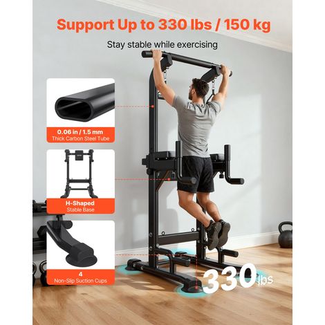 Barre de Traction Autoportante Capacité 150 kg Chaise Romaine (1/5)