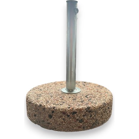Base Piccola per ombrellone a palo centrale da 25 kg con tubo Ø45